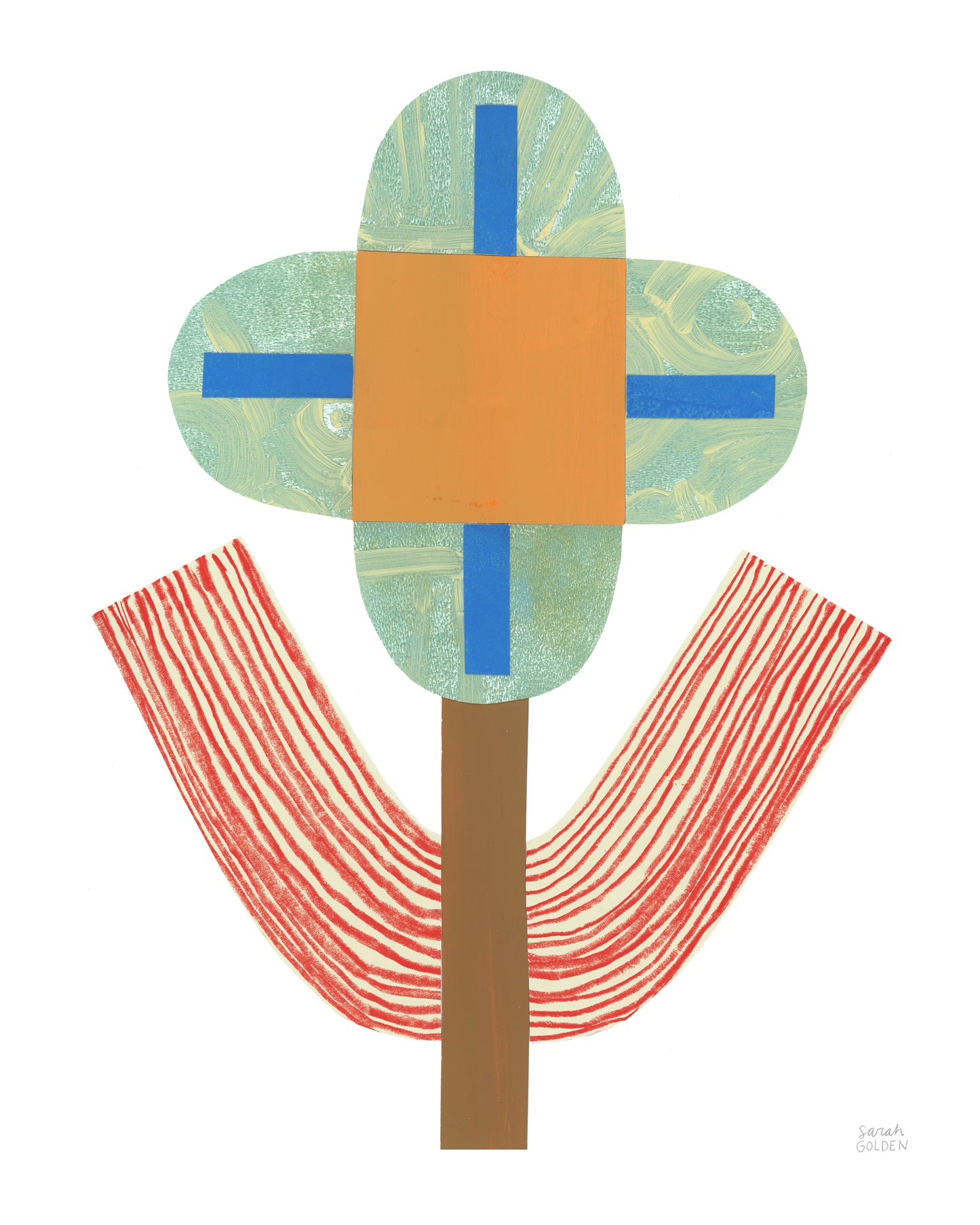 Flower Collage Print no.6