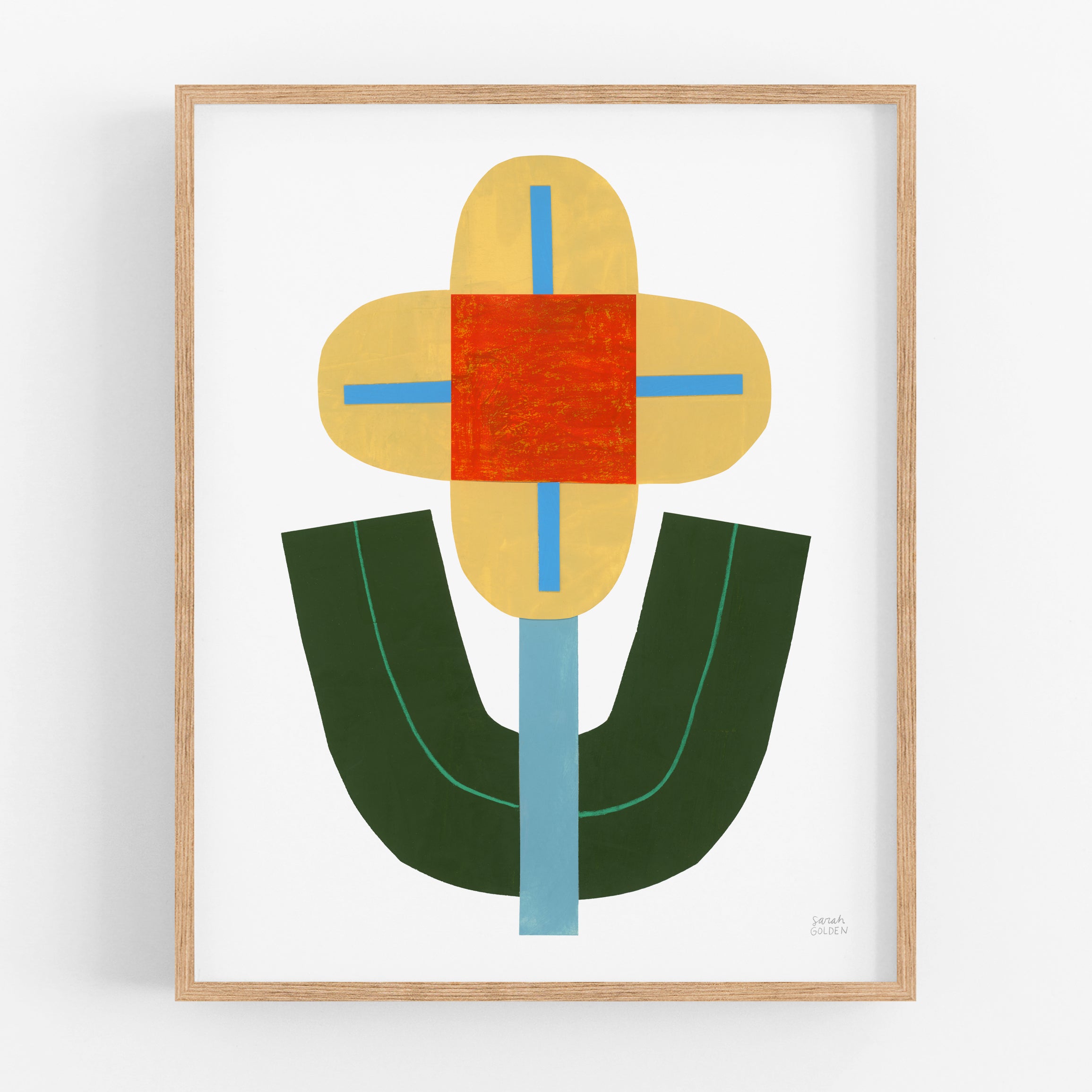 Flower Collage Print no.7 – Sarah Golden Art