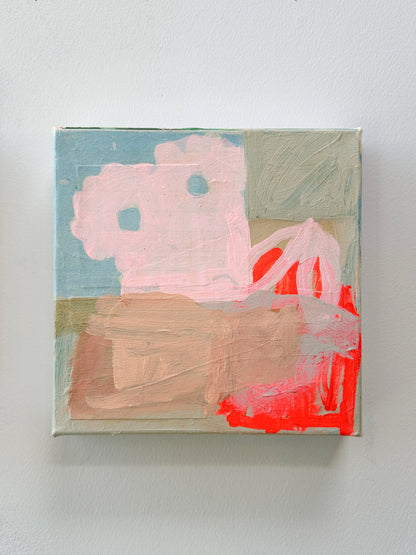 Pink Pony - 8x8"