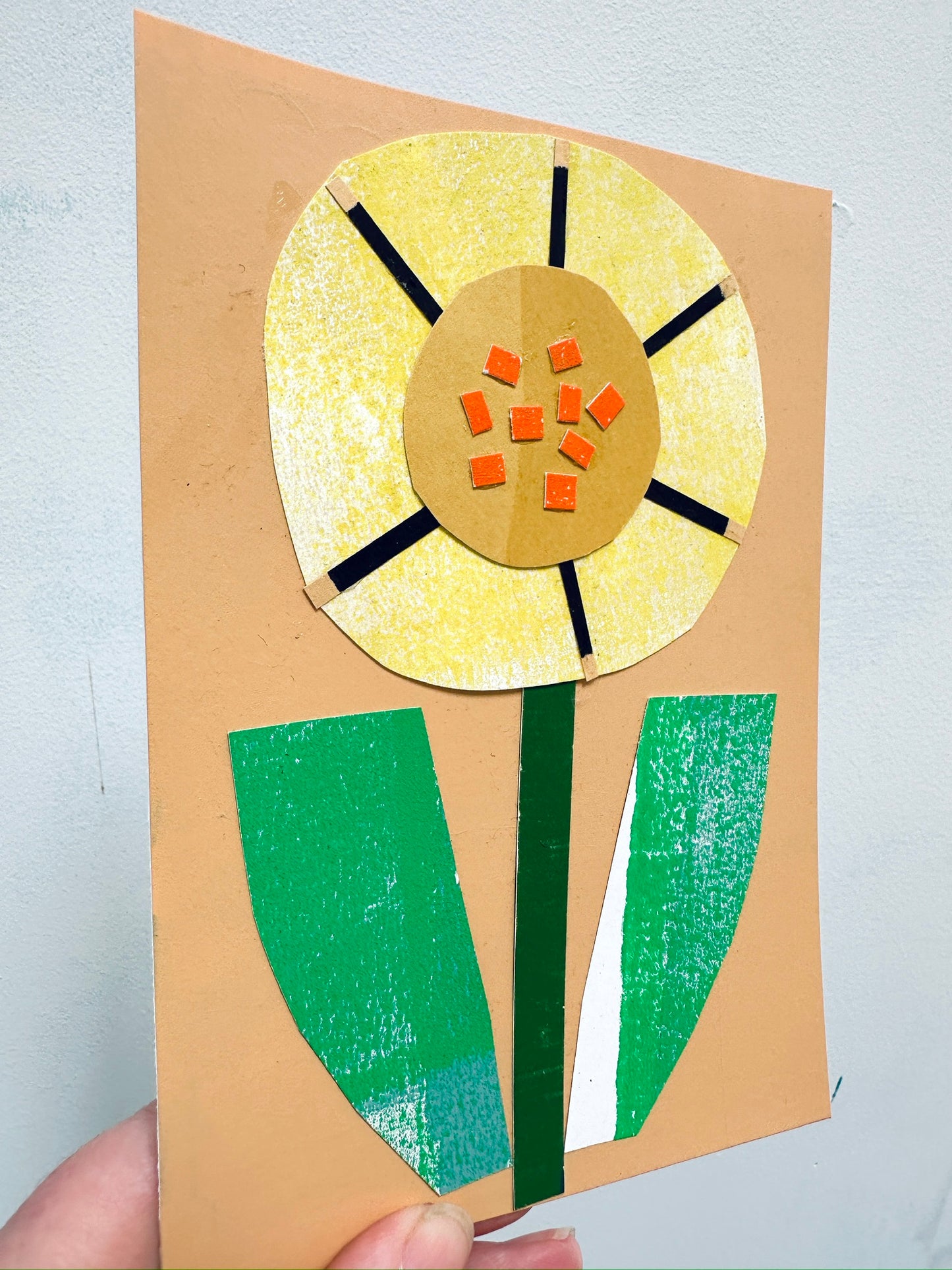 Flower 3, paper - 5x7"