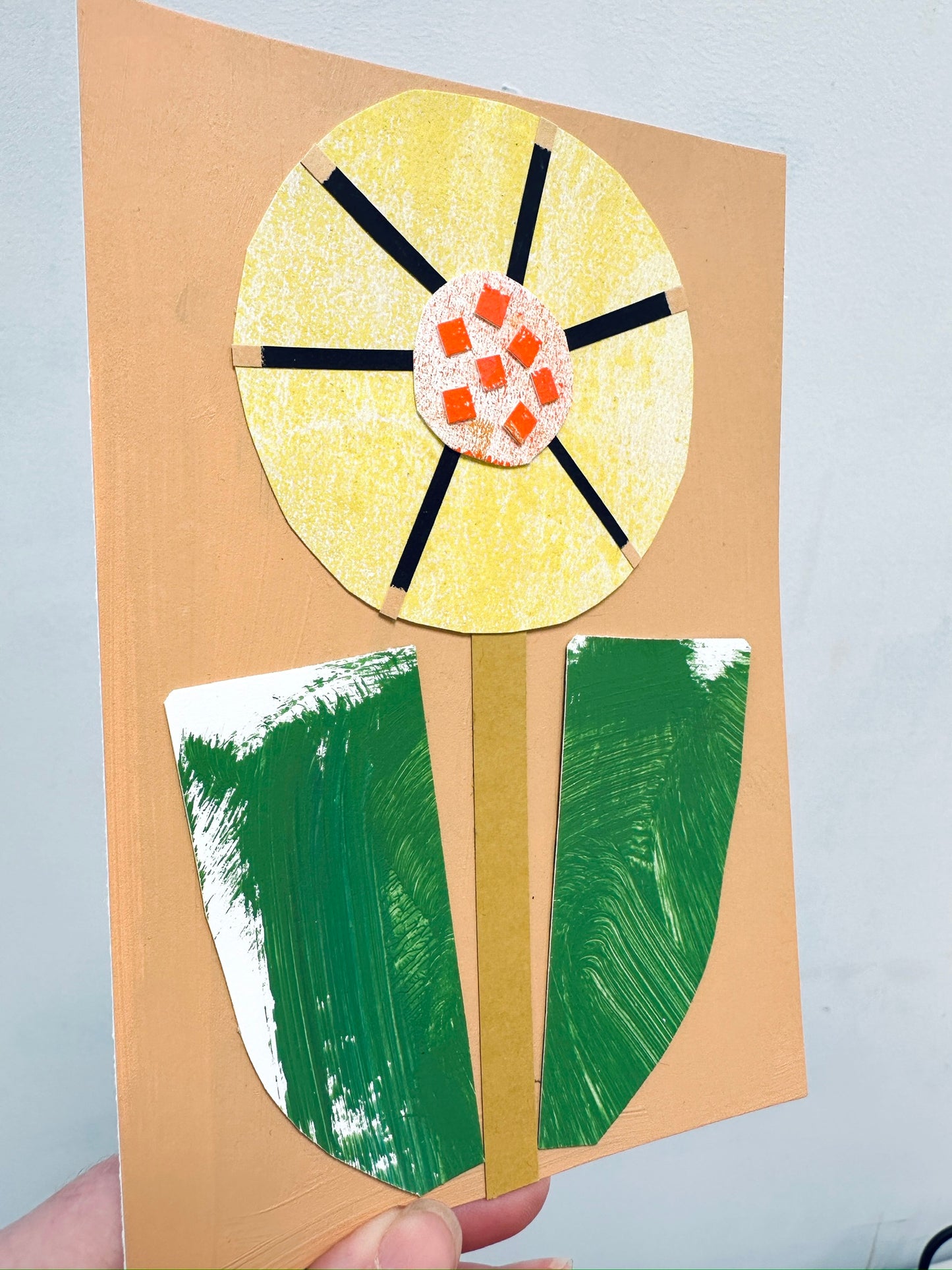 Flower 1, paper - 5x7"