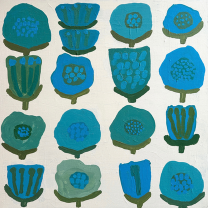 Baby Blues - 20x20"