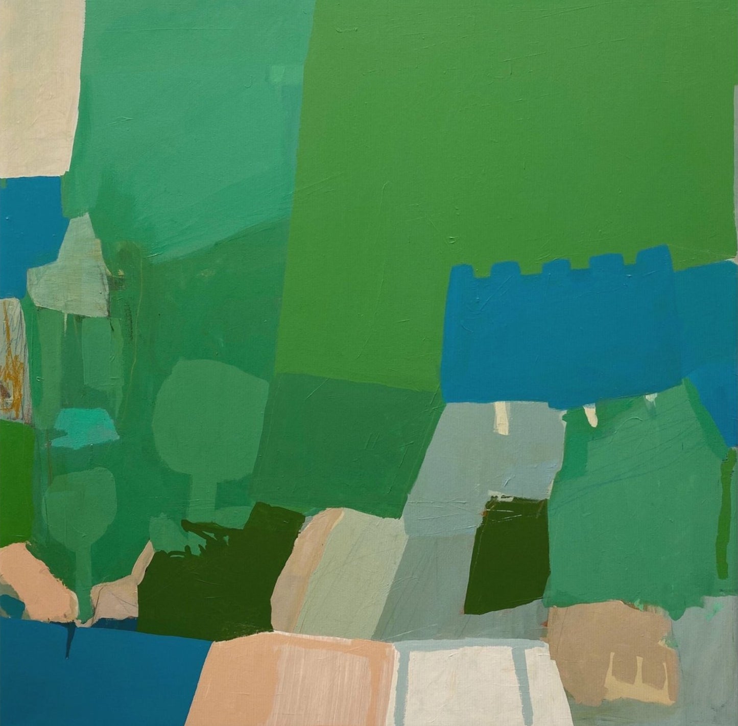 Fields From 1985 - 48x48"