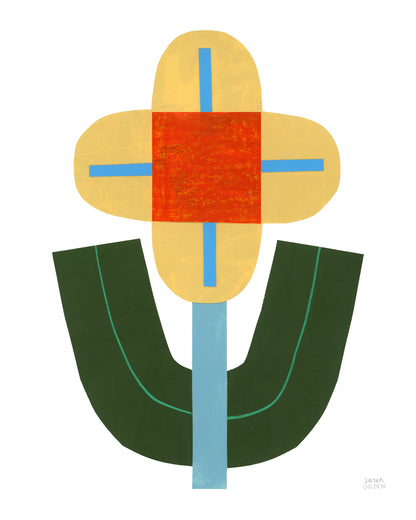 Flower Collage Print no.7
