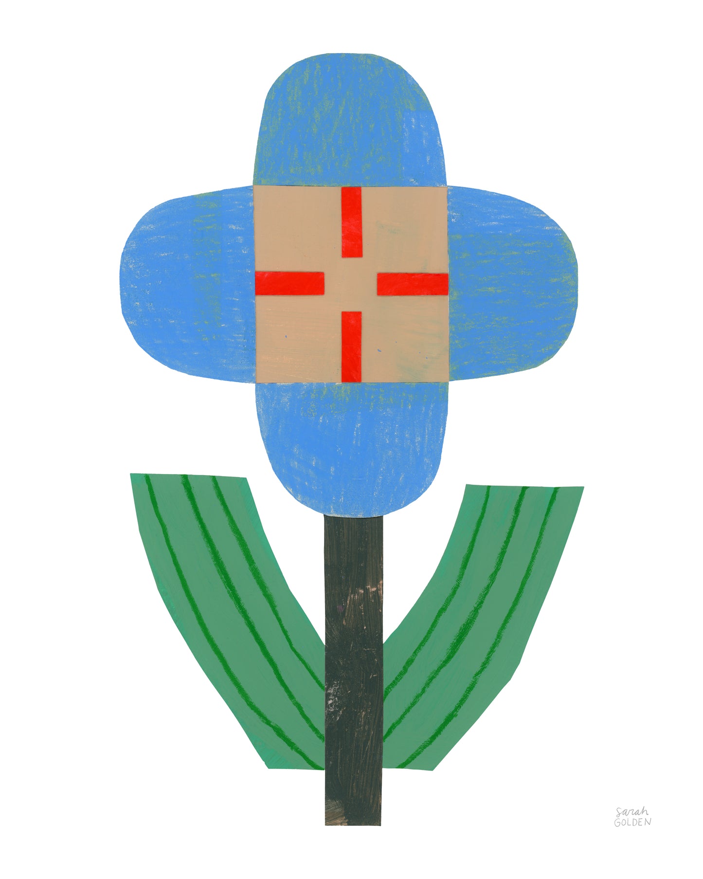 Flower Collage Print no.8
