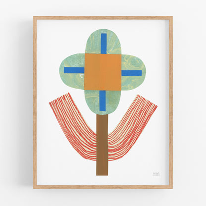 Flower Collage Print no.6