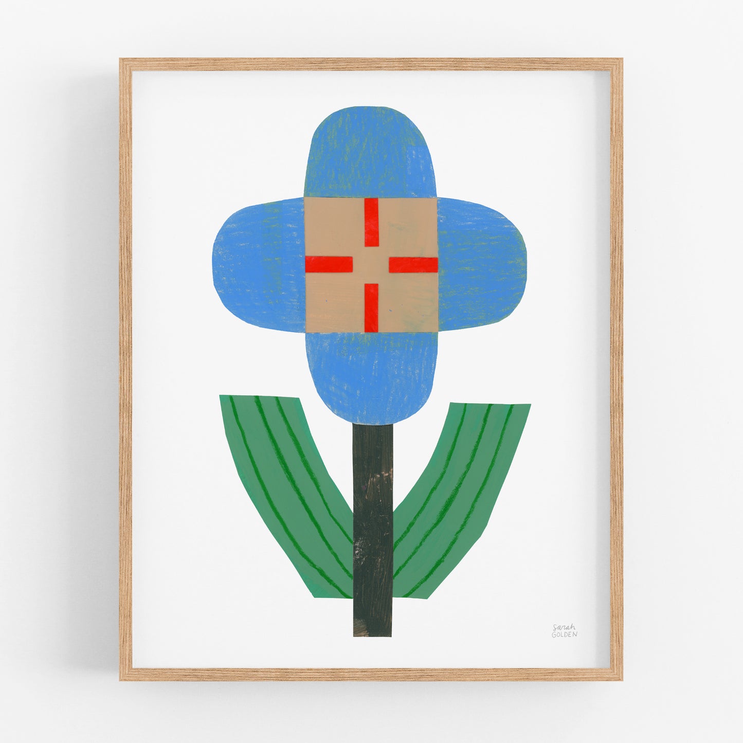 Flower Collage Print no.8