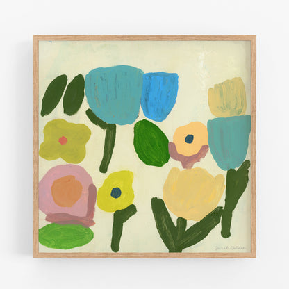 Low Meadow Floral Print