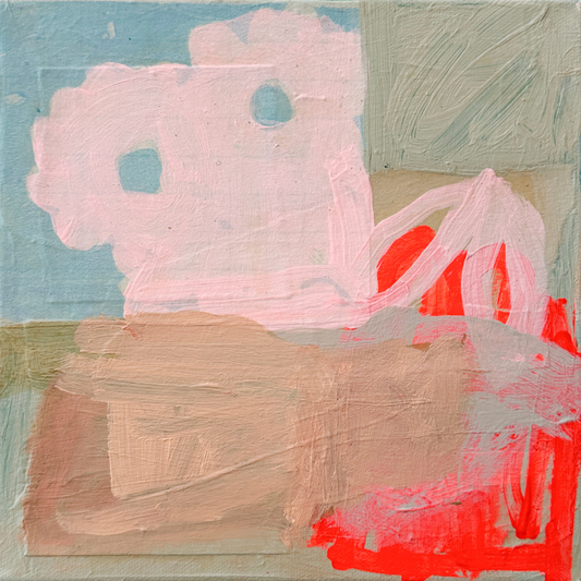 Pink Pony - 8x8"