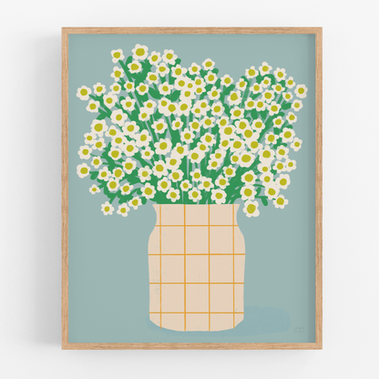 Chamomile Bouquet Print