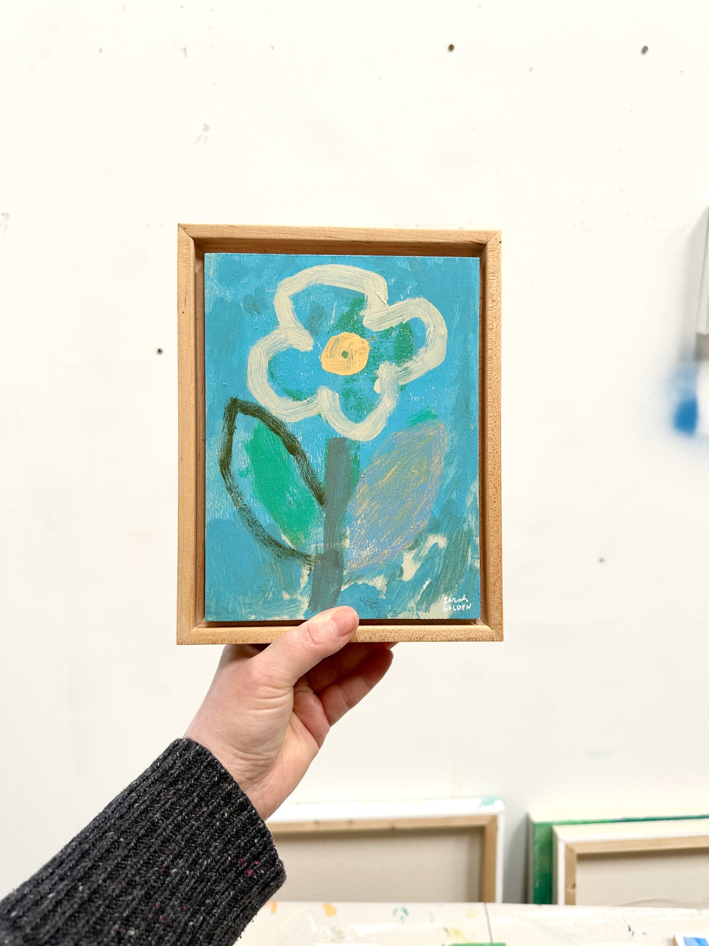 Pleasing - 8x6" framed